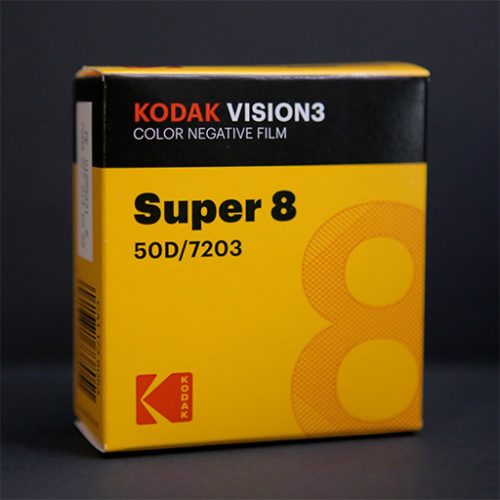 Film – Super 8 KODAK vision 3 50D négatif couleur 15m