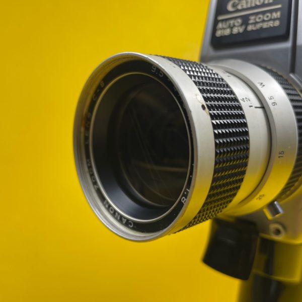CANON AUTO ZOOM 518 SV en bon état / Canon Zoom Lens C8 f : 1.8 \  F: 9.5-47.5 mm BACK TO SUPER 8 - CAMERA SUPER 8