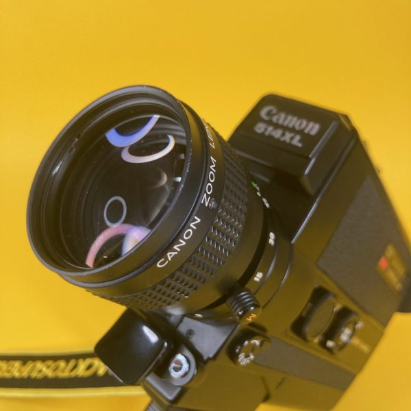 Caméra Super 8 d’occasion : CANON 514 XL en bon état / Canon Zoom Lens C8 Macro f : 1.4 \ F: 9-45 mm #BACKTOSUPER8