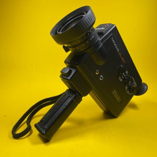 Caméra Super 8 d'occasion : MINOLTA XL 401 en très bon état / Minolta Zoom Rokkor f: 1.2 \ F: 8.5-34 mm - BACKTOSUPER8