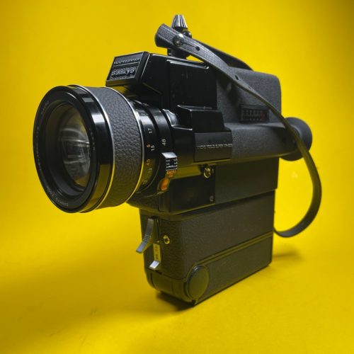 Caméra Super 8 d'occasion : SANKYO MF 606 en bon état / Sankyo Macro Zoom f: 1.8 \ F: 8-48 mm BACKTOSUPER8