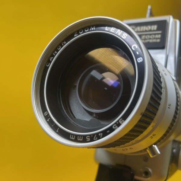 #backtosuper8 - Caméra Super 8 CANON AZ 518 SV en très bon état / Canon Zoom Lens C8 f : 1.8 \  F: 9.5-47.5 mm