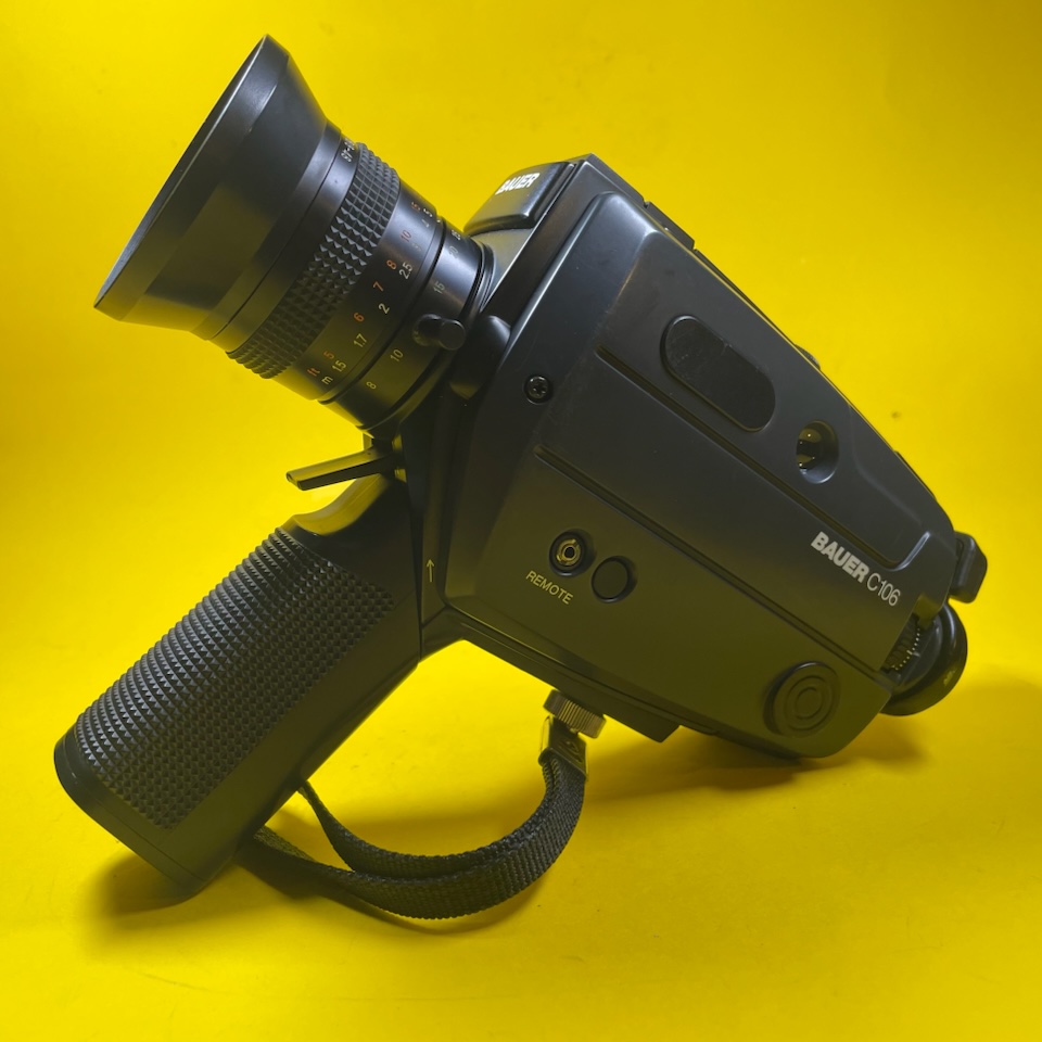 Caméra Super 8 BAUER C 106 en très bon état / Bauer Macro-Neovaron f: 1.8 \ F: 8-48 mm #BACKTOSUPER8