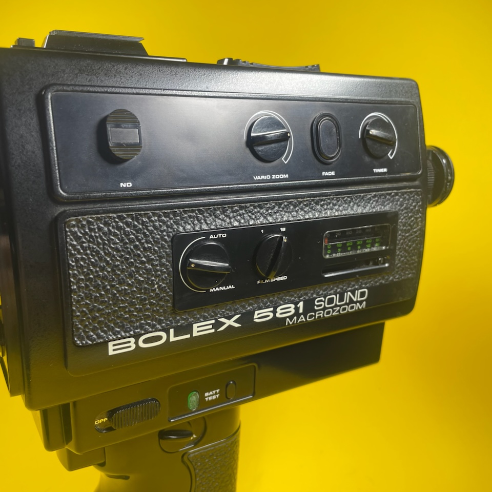 Caméra Super 8 BOLEX 581 SOUND MACROZOOM en très bon état / Bolex Macrozoom f: 1.7 \ F: 7.5-60 mm #backtosuper8