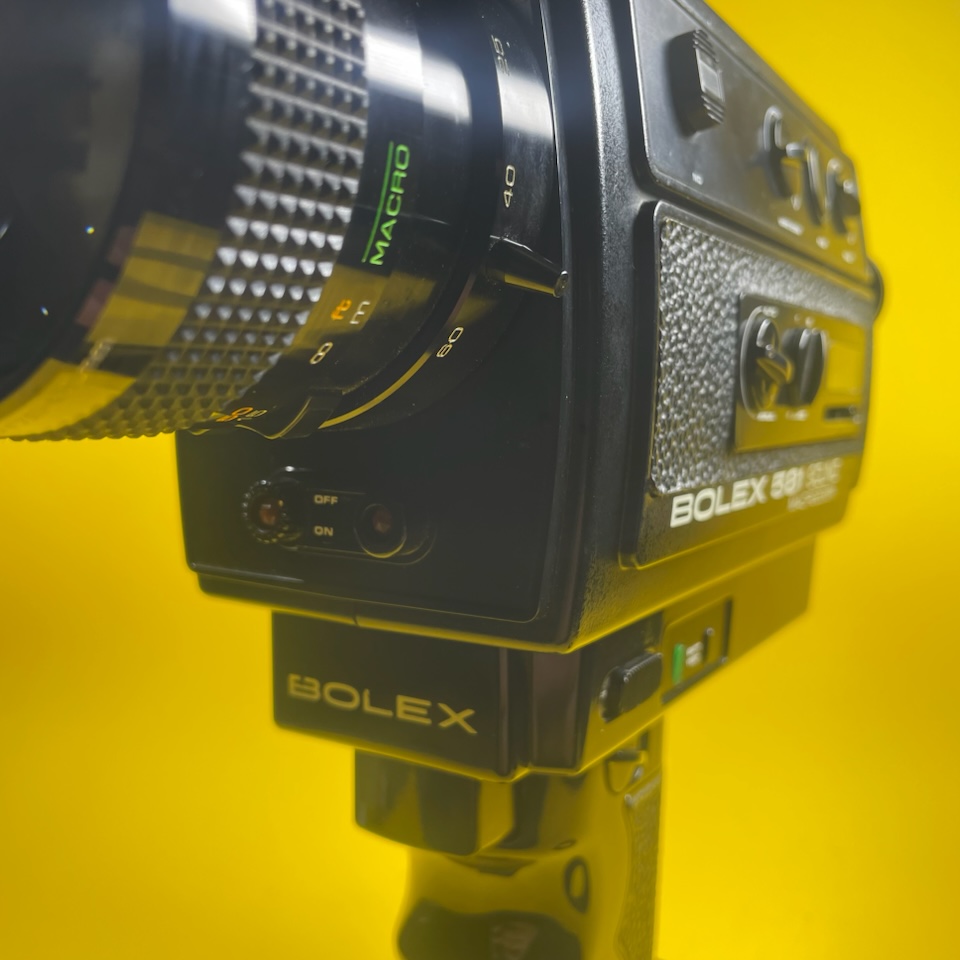 Caméra Super 8 BOLEX 581 SOUND MACROZOOM en très bon état / Bolex Macrozoom f: 1.7 \ F: 7.5-60 mm #backtosuper8